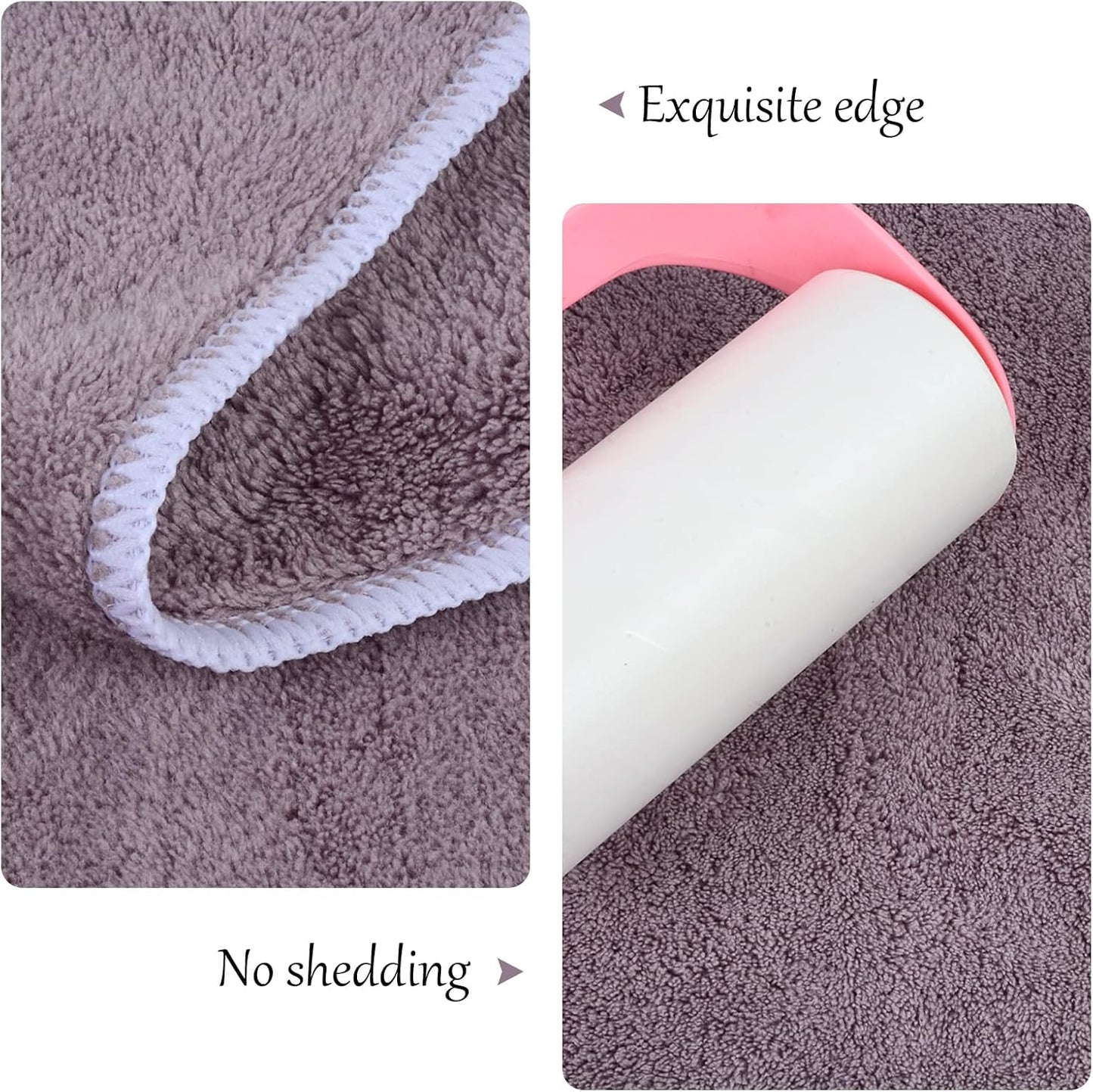 Super Absorbent Microfiber Pet Bath Towel for Dogs and Cats - 30"x50" - Purple