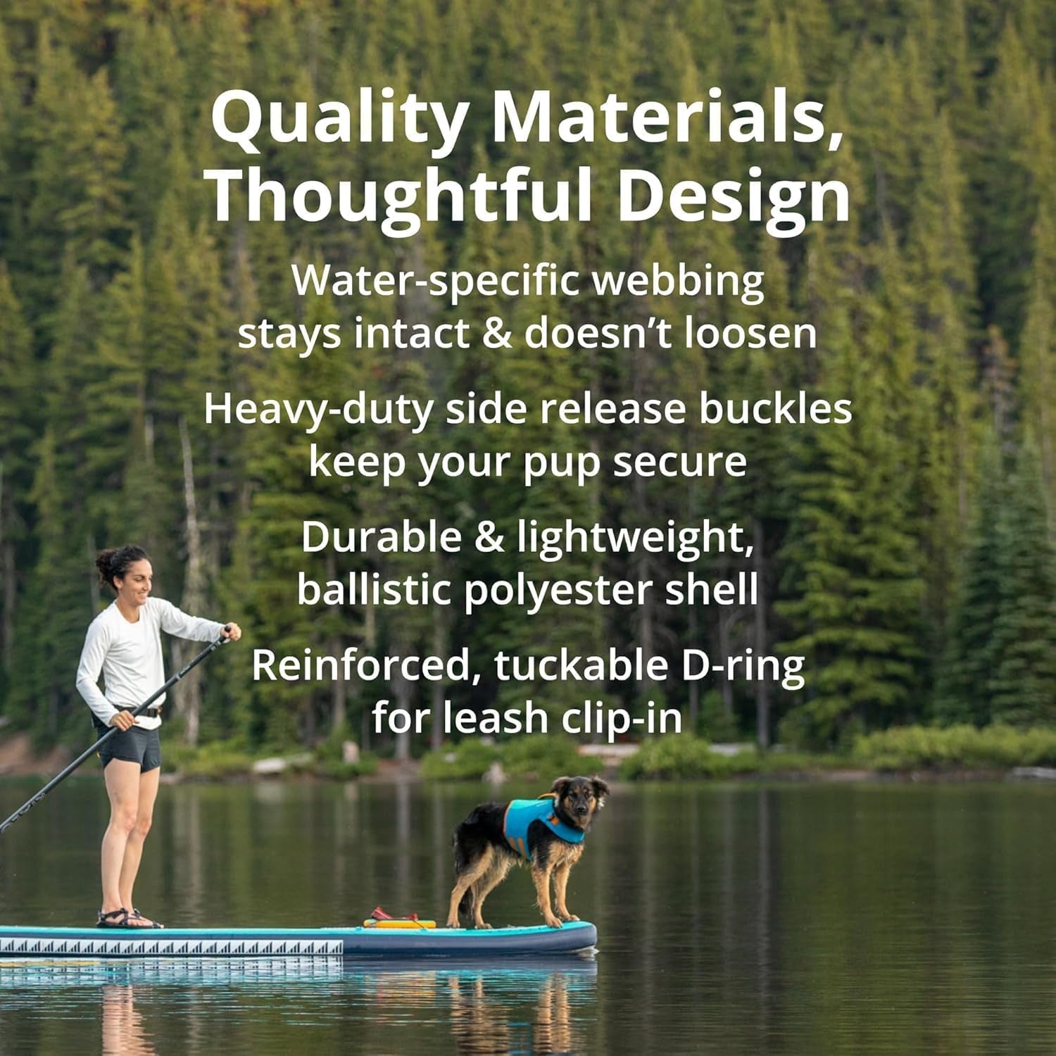 , Float Coat Dog Life Jacket, Premium Buoyancy Swim Vest with Lift Handle, Secure Fit & Reflective Trim, Adjustable Flotation for Swimming, Boating, & Outdoor Adventures, Deep Blue, Small