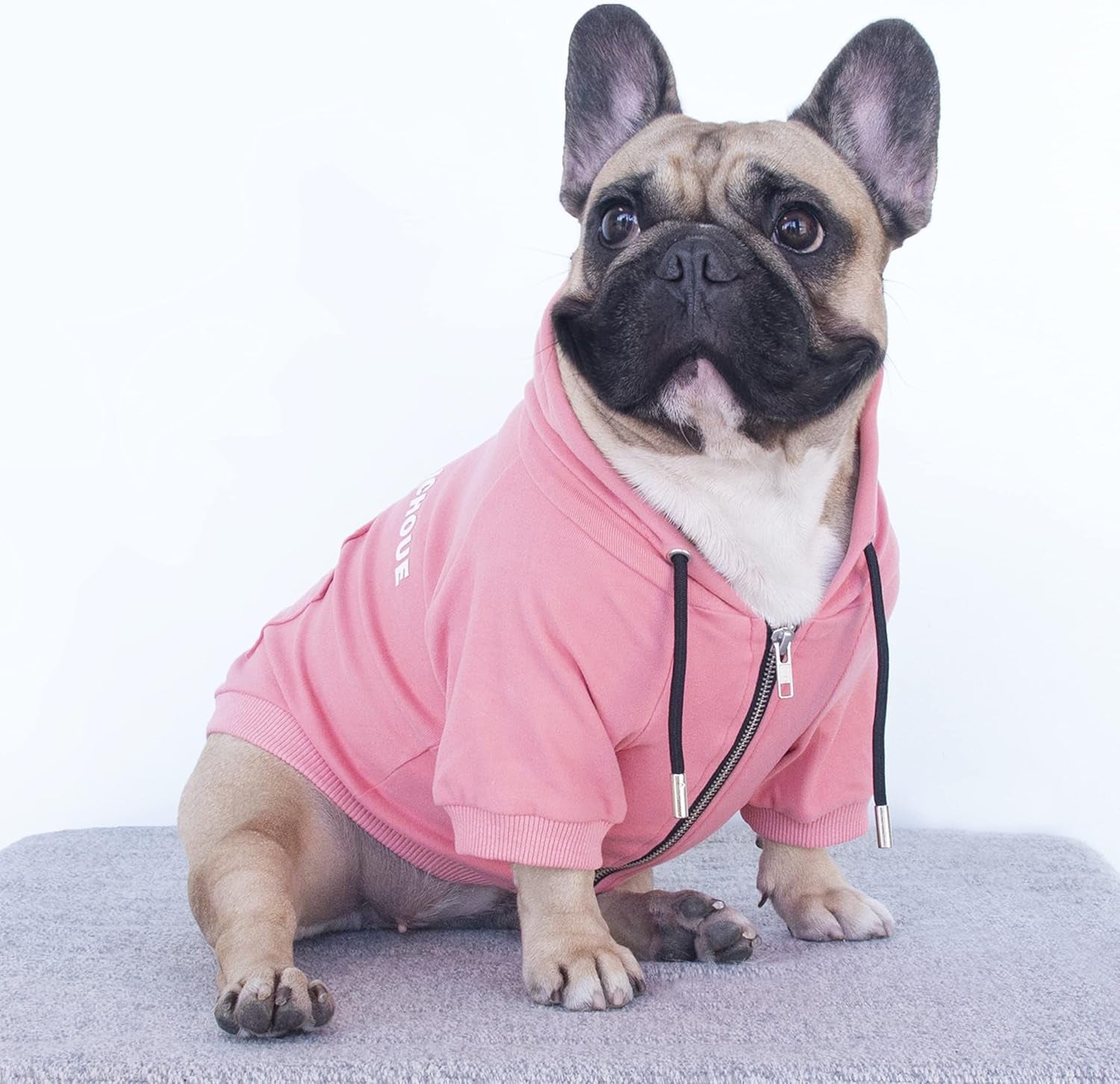 Luxury Soft Hoodie for Medium Dogs - Exclusive Pink Sweatshirt for English Bulldogs, Frenchies, Pugs, Corgis, Boston Terriers & Pitbulls - Size XLarge