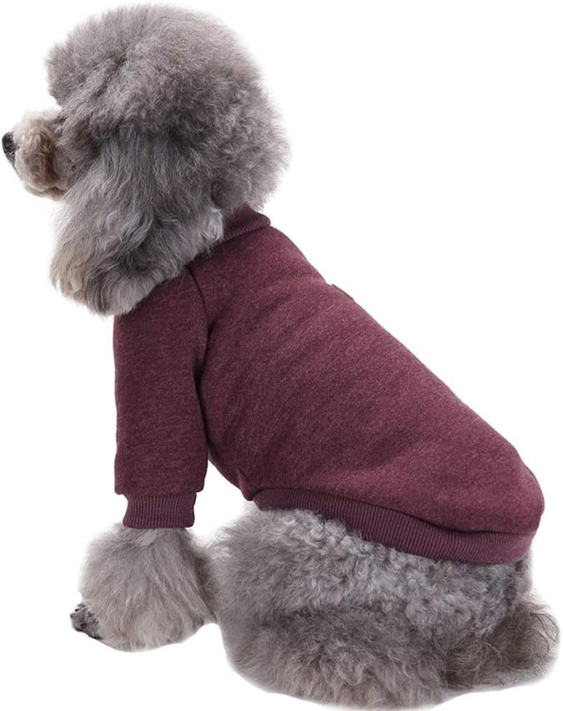 Classic Knitwear Sweater for Small Dogs - Warm Winter Coat in Brown (XS)