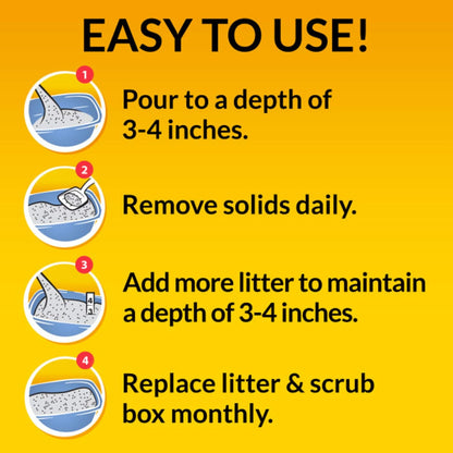 Purina Clumping Cat Litter, Tidy Max Glade Tough Odor Clear Springs Multi Cat Litter - 38 Lb. Box