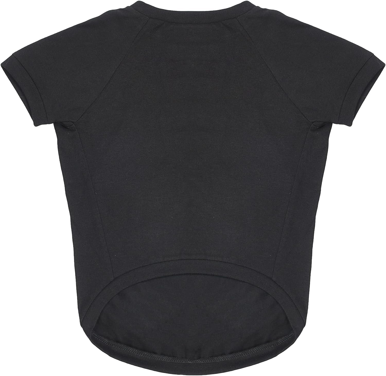 X-Small Black Lightweight Semi-Stretch Dog T-Shirt for Very Small Dogs by Peanuts (FF13344)