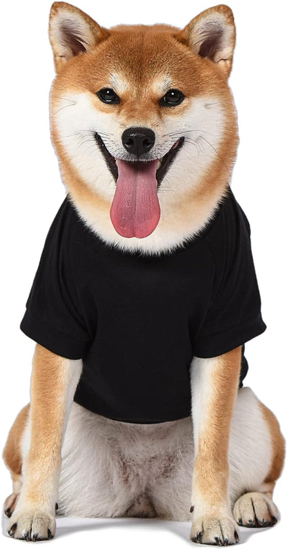 X-Small Black Lightweight Semi-Stretch Dog T-Shirt for Very Small Dogs by Peanuts (FF13344)