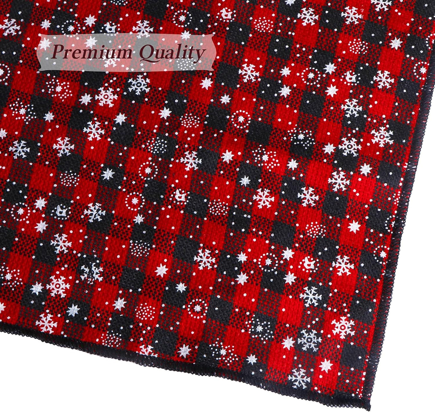 Christmas Snowflake Dog Bandana Costume Set with Plaid Scarf, Bow Tie, and Bell Decoration for Pets