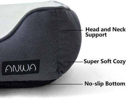 Medium Dog Bed for Large Breeds, Washable Deep Grey Pet Bed, 24 Inch