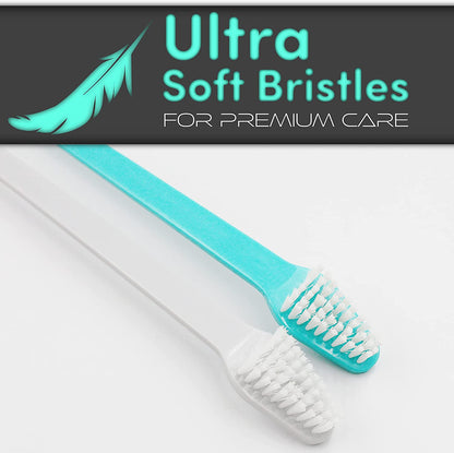 Dual-Headed Dog Toothbrushes for Small and Large Breeds, Available in Packs of 4 or 8