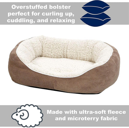 Small Taupe Cuddle Bed