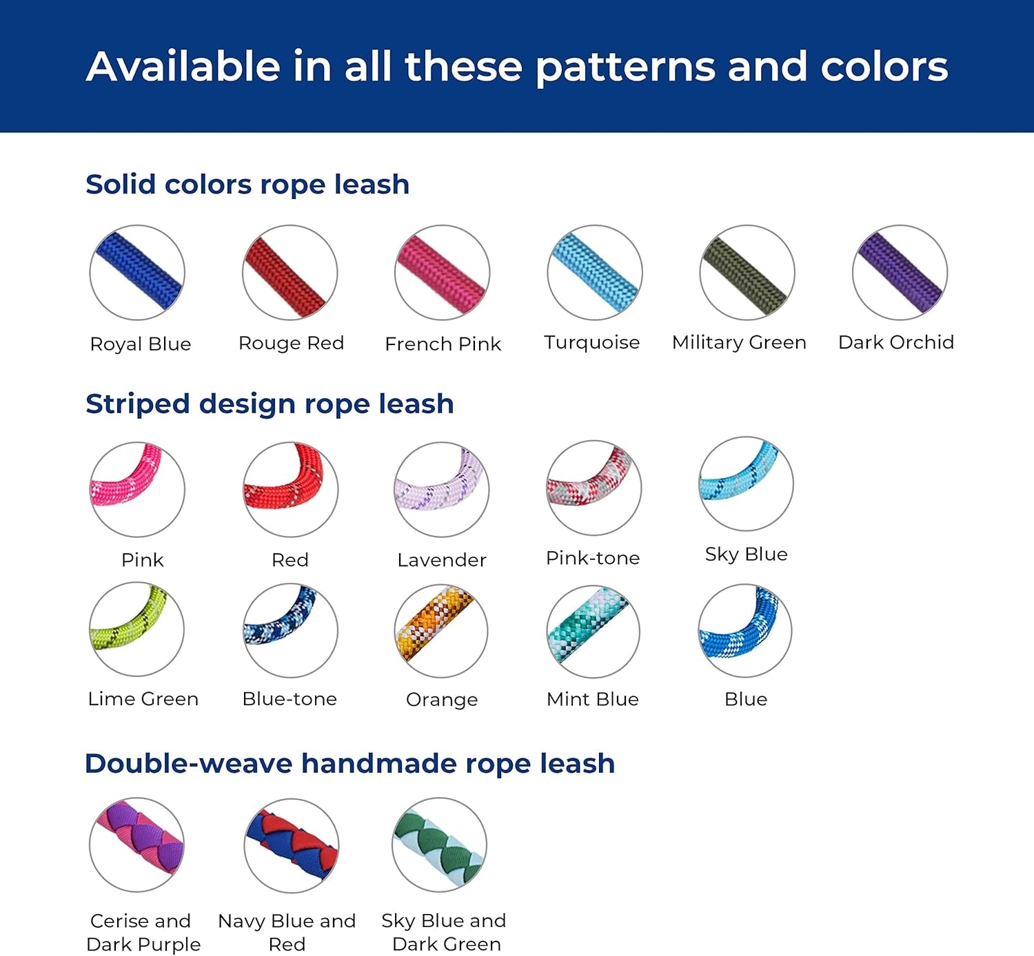 Durable Diagonal Striped Dog Training Leash Set with Comfortable Neoprene Handle, Pink, 6 Ft