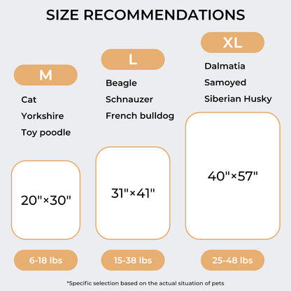 Large Dog Fleece Blanket - Washable Pet Blanket for Bed and Couch Protection with Adorable Paw Print Design
