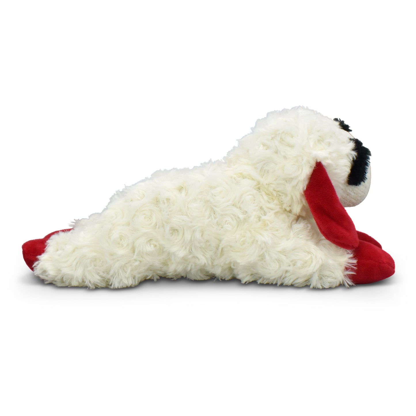 Medium Plush Lamb Chop Dog Toy with Squeaker