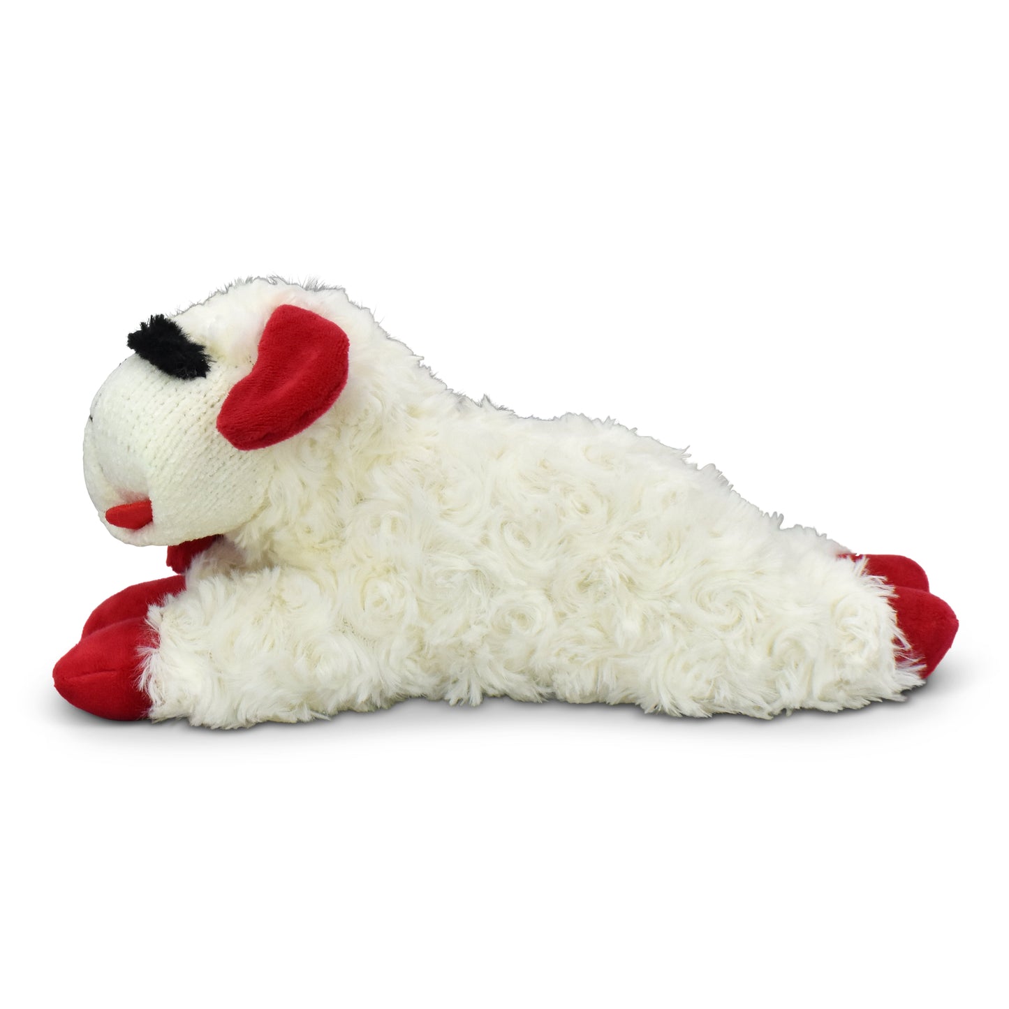 Medium Plush Lamb Chop Dog Toy with Squeaker