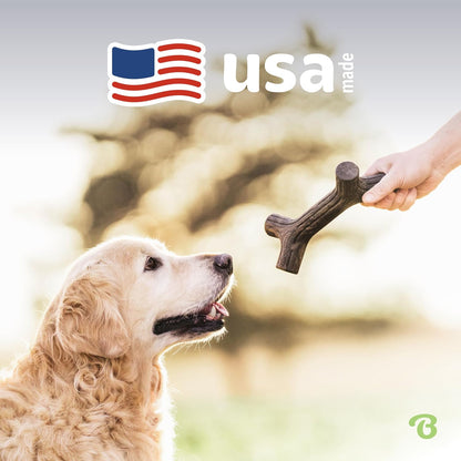 Maplestick Premium Real Wood Dog Chew Toy, Large, Made in the USA