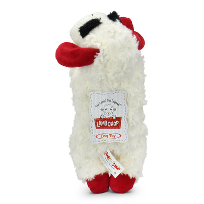 Medium Plush Lamb Chop Dog Toy with Squeaker