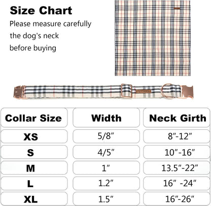 Floral Dog Collar Set with Bow Tie and Bandanas, Adjustable Quick Release Buckle for Comfort and Style