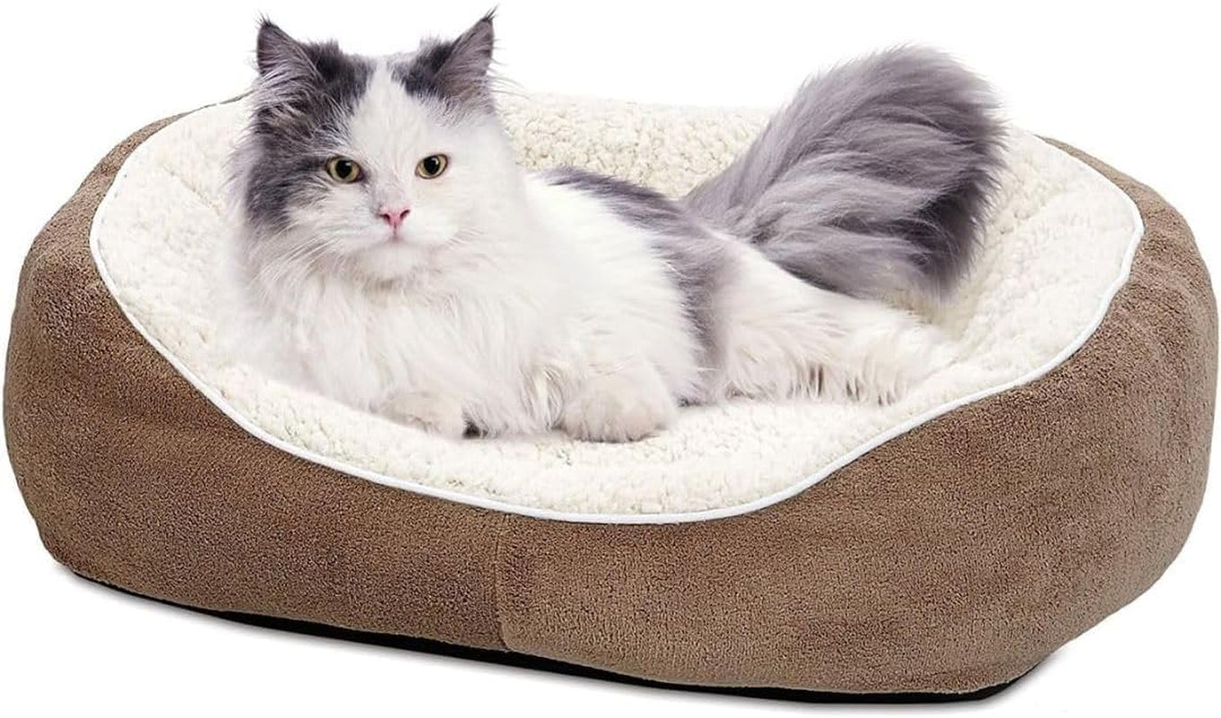 Small Taupe Cuddle Bed