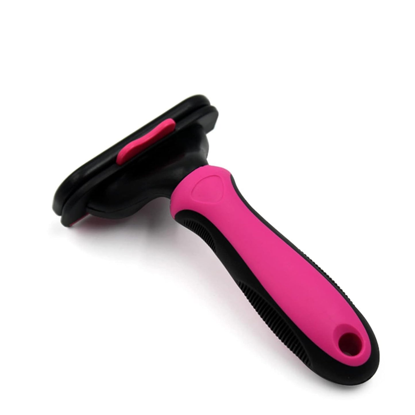 Professional Pet Grooming Brush for Dogs and Cats, Effective Shedding Reduction Tool for Long and Short Hair, Ideal for Small Pets Under 22 lbs (Hot Pink, Small)