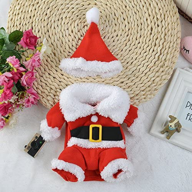 Festive Holiday Costumes for Dogs and Cats - Cosplay Outfit with Cap in Red, X-Large