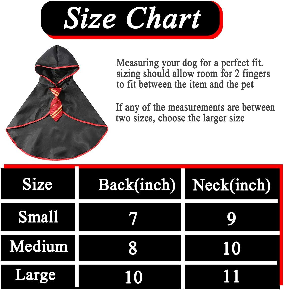 Adorable Anime Cat Halloween Costume for Small Dogs & Kittens - Wizard Outfit in Red (Size S)