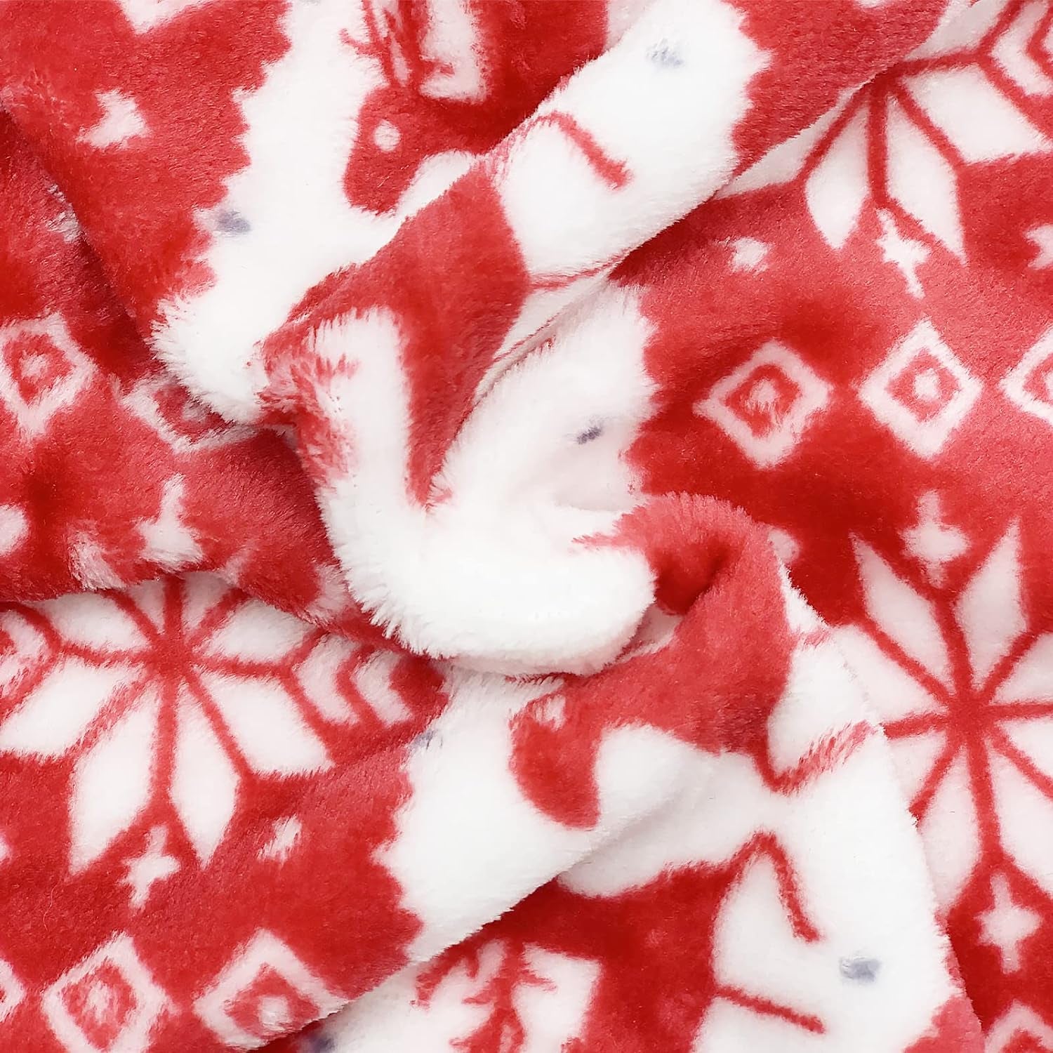 Christmas Sweater Costume for Small Dogs and Cats, Snowflake Elk Design Pet Apparel, Festive Holiday Attire for Puppies and Kittens (X-Small, Red)