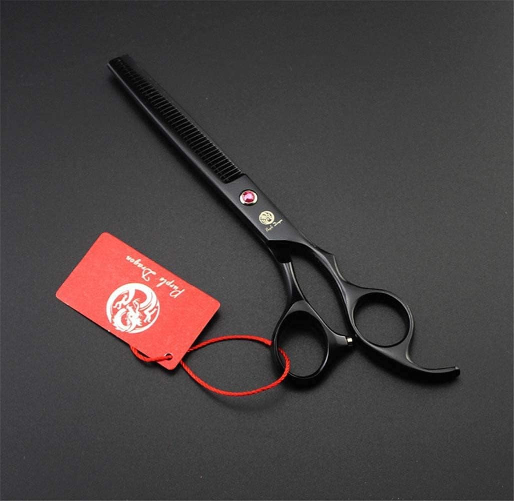 Premium 7-Inch Pet Grooming Scissors Set - 4-Piece Kit with Straight, Curved, and Thinning Blades, Crafted from Japanese Steel, Complete with Case