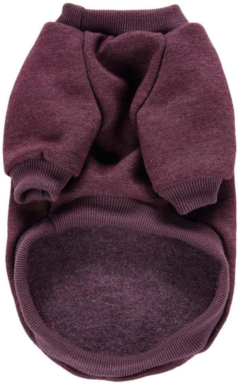 Classic Knitwear Sweater for Small Dogs - Warm Winter Coat in Brown (XS)