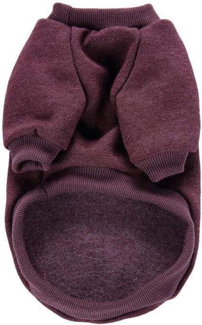 Classic Knitwear Sweater for Small Dogs - Warm Winter Coat in Brown (XS)