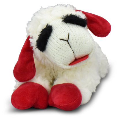 Medium Plush Lamb Chop Dog Toy with Squeaker