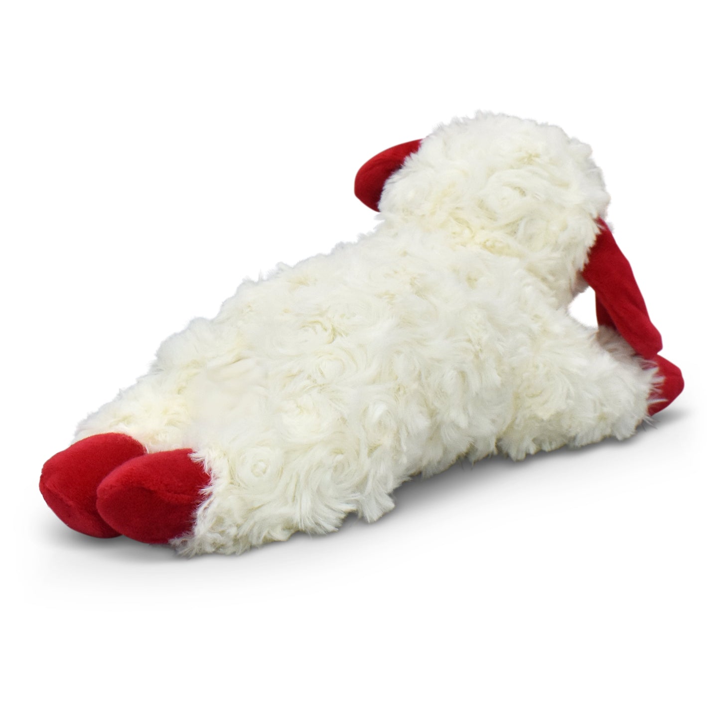 Medium Plush Lamb Chop Dog Toy with Squeaker