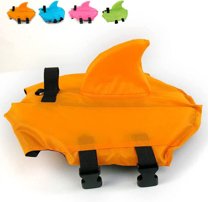 Dog Life Jacket - Adjustable Pet Swimming Vest for Short-Nosed Breeds (Pug, Bulldog, Poodle, Bull Terrier, Samoyed, Alaskan Malamute) - Upgrade Version (XS, Orange)