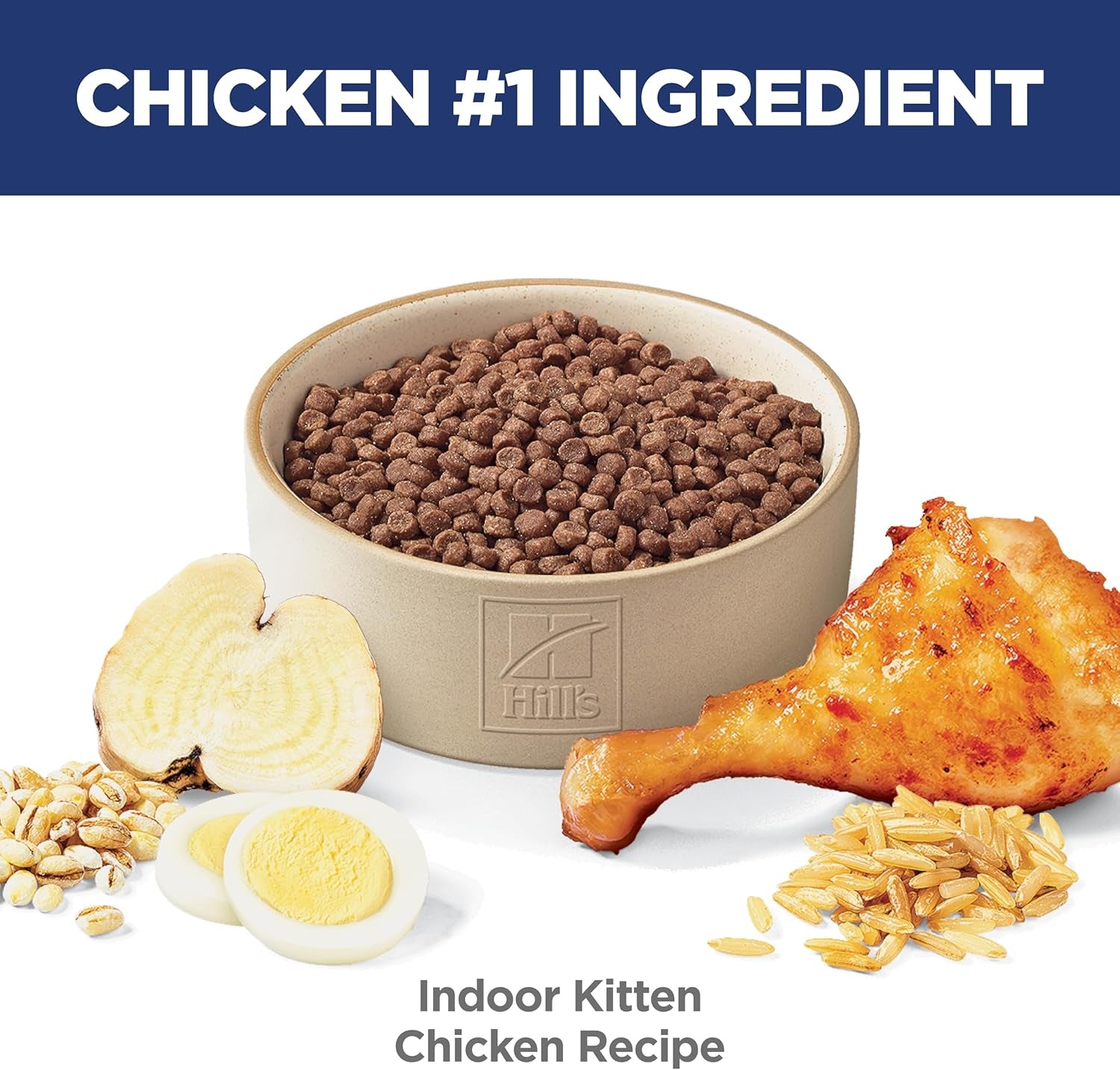 Hill'S Science Diet Kitten Indoor Dry Cat Food, Chicken, 3.5 Lb. Bag