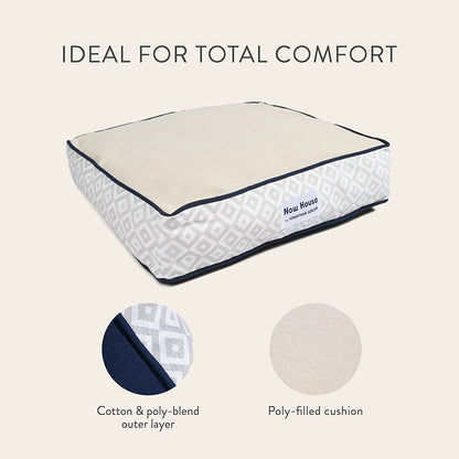 Now House by Grey Diamond Medium Washable Cushion Dog Bed for Pets