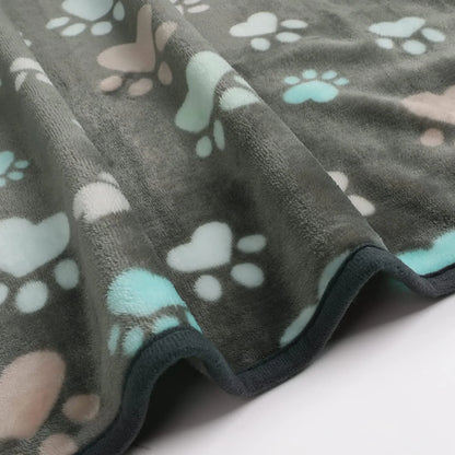 Cozy Comfort: Premium Fleece Pet Blanket Set - 3 Ultra-Soft Flannel Throws for Dogs & Cats (30x20 Inches)