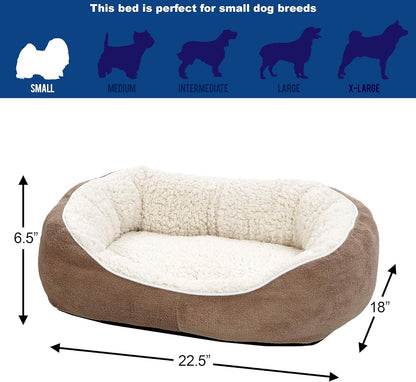 Small Taupe Cuddle Bed