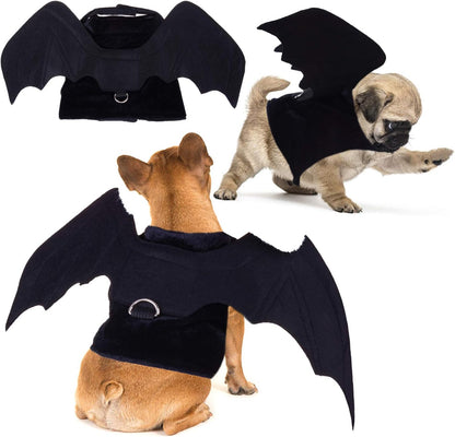 Dog Bat Wings Costume for Pets - Ideal for Halloween and Christmas Celebrations
