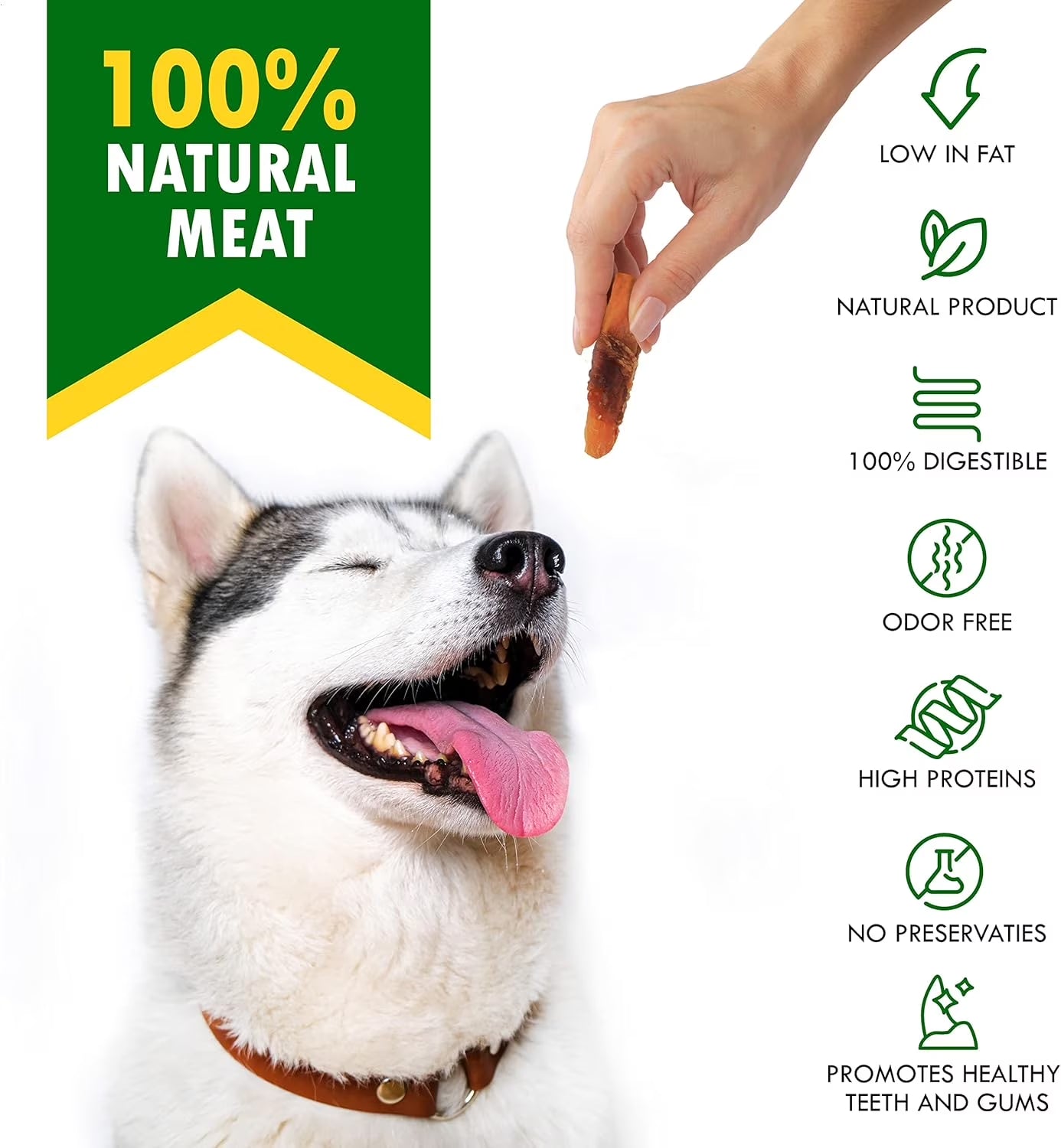 Sweet Potato and Chicken Dog Treats - 10.6 Oz Grain-Free Natural Chews for Training Small and Large Dogs