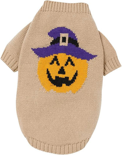 Cozy Halloween Dog Sweater - Perfect Winter Apparel for Cats and Puppies!