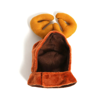Festive Christmas and Halloween Pet Costume with Scarf for Cats and Dogs - Ideal for New Year and Winter Celebrations