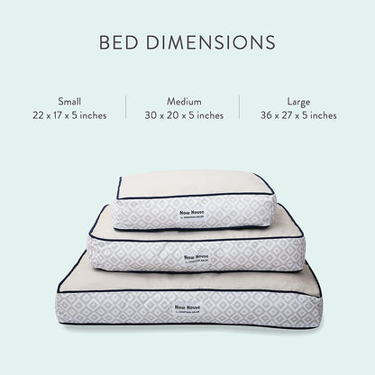 Now House by Grey Diamond Medium Washable Cushion Dog Bed for Pets