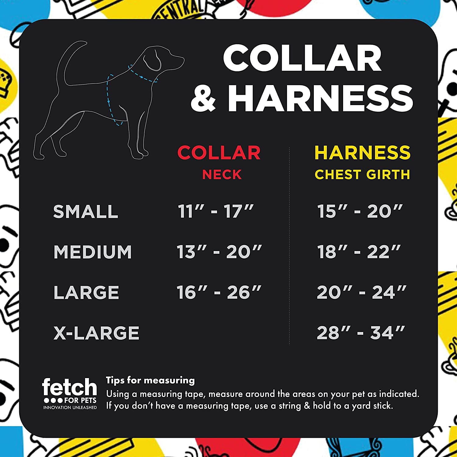 Stylish Black Dog Collar for Medium Breeds - Friends TV Show Merchandise with D-Ring