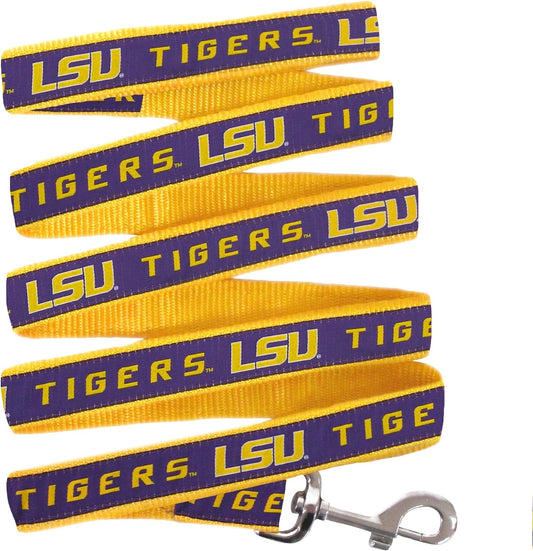 NCAA Licensed LSU Tigers Pet String, Large, Vibrant and Durable String for Dogs and Cats, Classic Edition