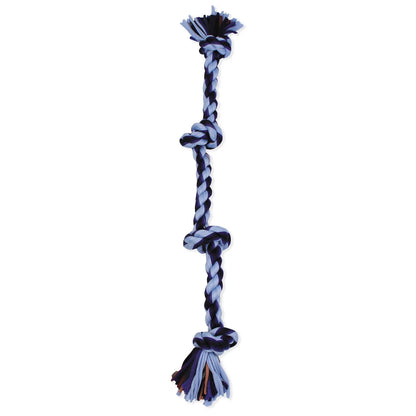 Flossy Chews Large 4-Knot Tug Rope Dog Toy, 27", Assorted Colors