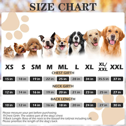 British Style Plaid Dog Hoodie - Warm Sweater with Leash Hole for All Breeds, Winter Coat Apparel for Puppies and Cats, Beige Medium