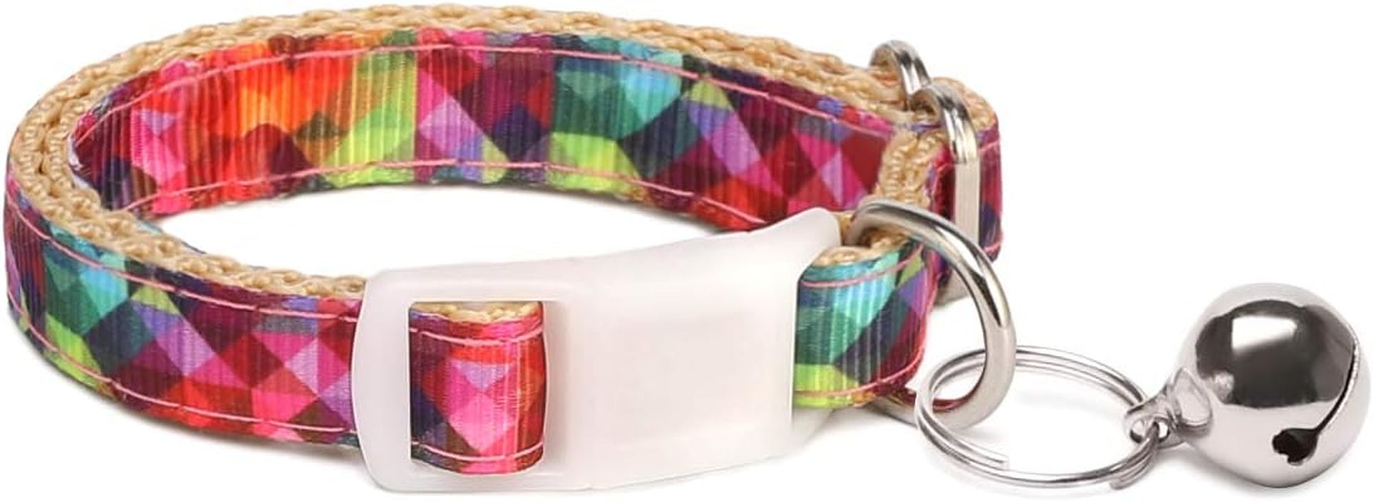Kaleidoscope Diamond Pet Collars and Leashes for Cats and Dogs - Available in XXS, Small, Medium, and Large Sizes