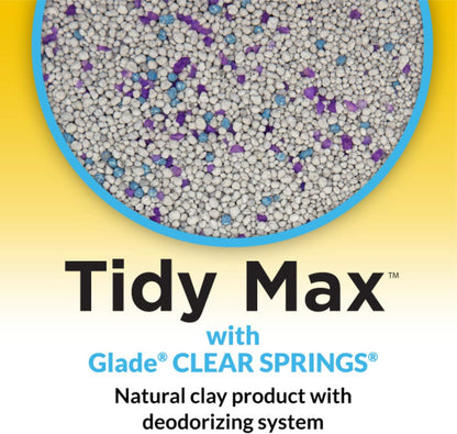 Purina  Clumping Cat Litter, Tidy Max 4 in 1 Strength Multi Cat Litter - 38 Lb. Box
