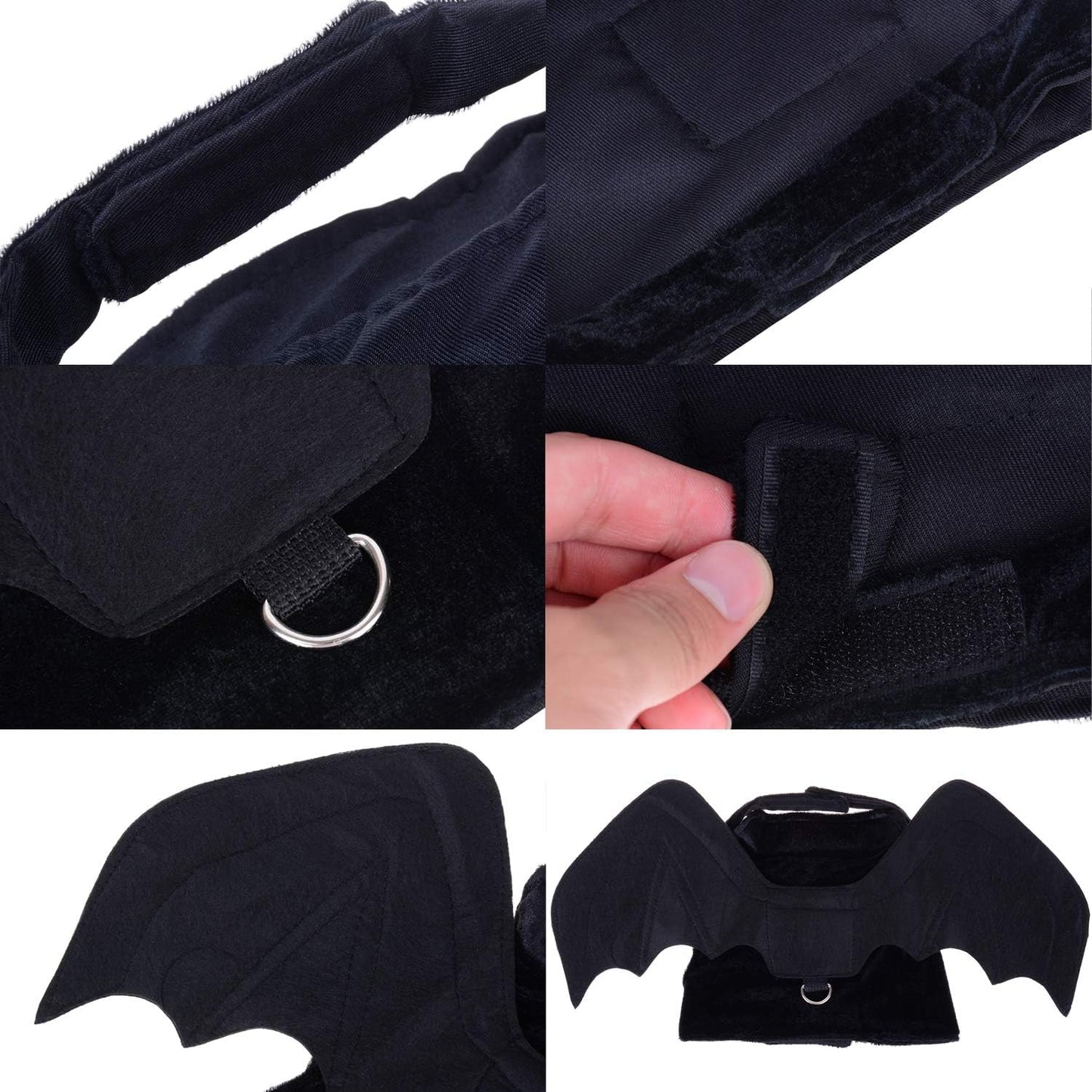 Dog Bat Wings Costume for Pets - Ideal for Halloween and Christmas Celebrations