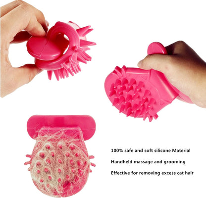 Cat Shedding Grooming Brush - Soft Massage Tongue Brush for Comforting Your Cat, Ideal Pet Gift